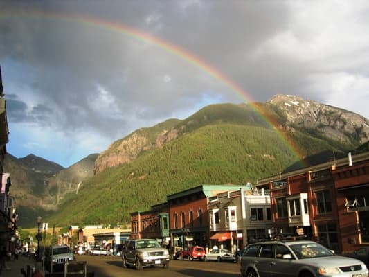 Rainbow over Telluride