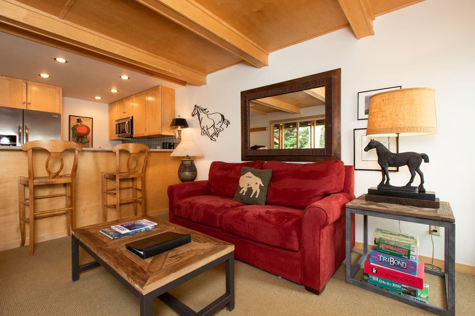 Open Living Space--445 total sq. ft.