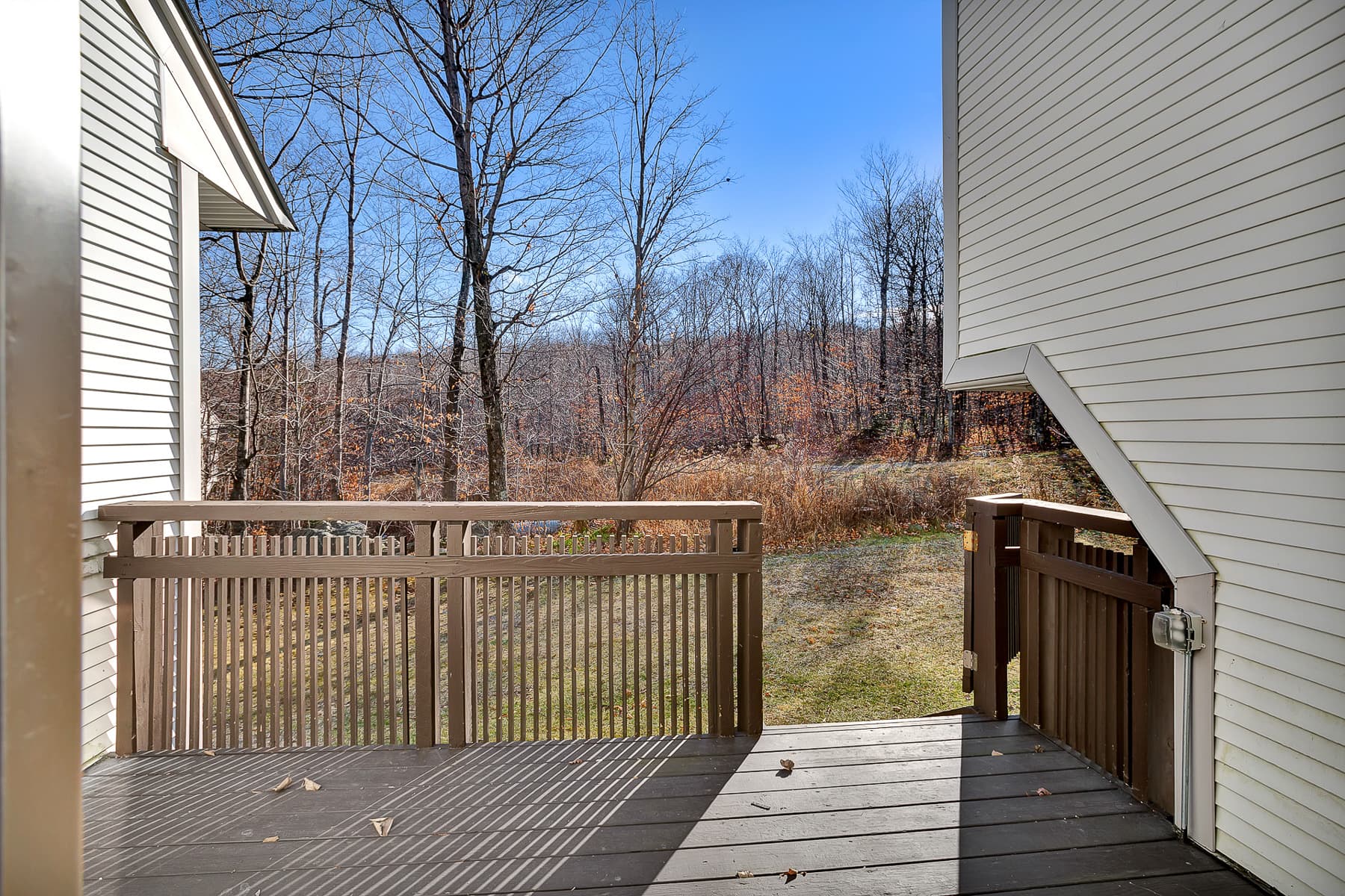Your very own private deck with beautiful Killington views