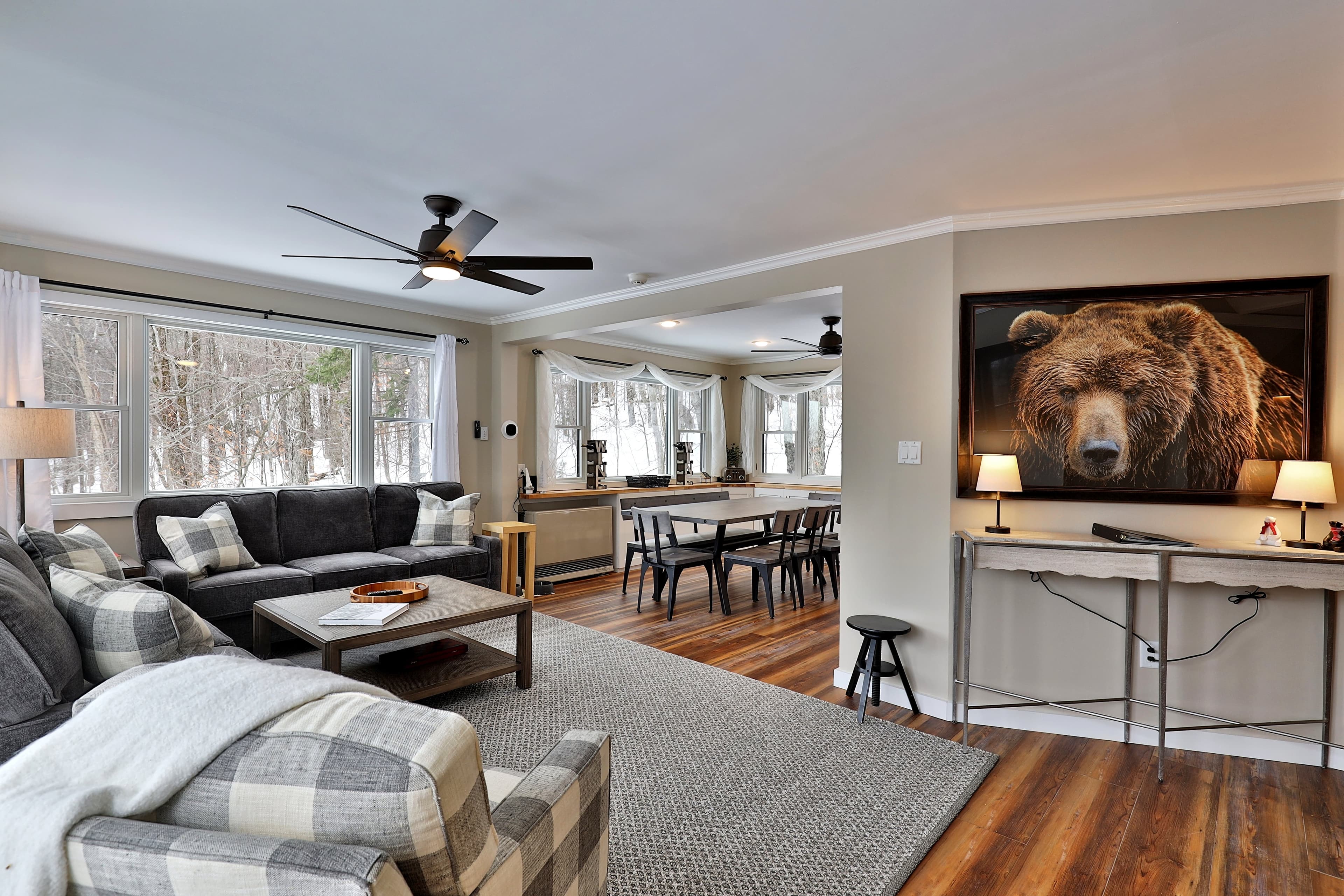 Open concept main floor brings all the most popular rooms together for hosting!