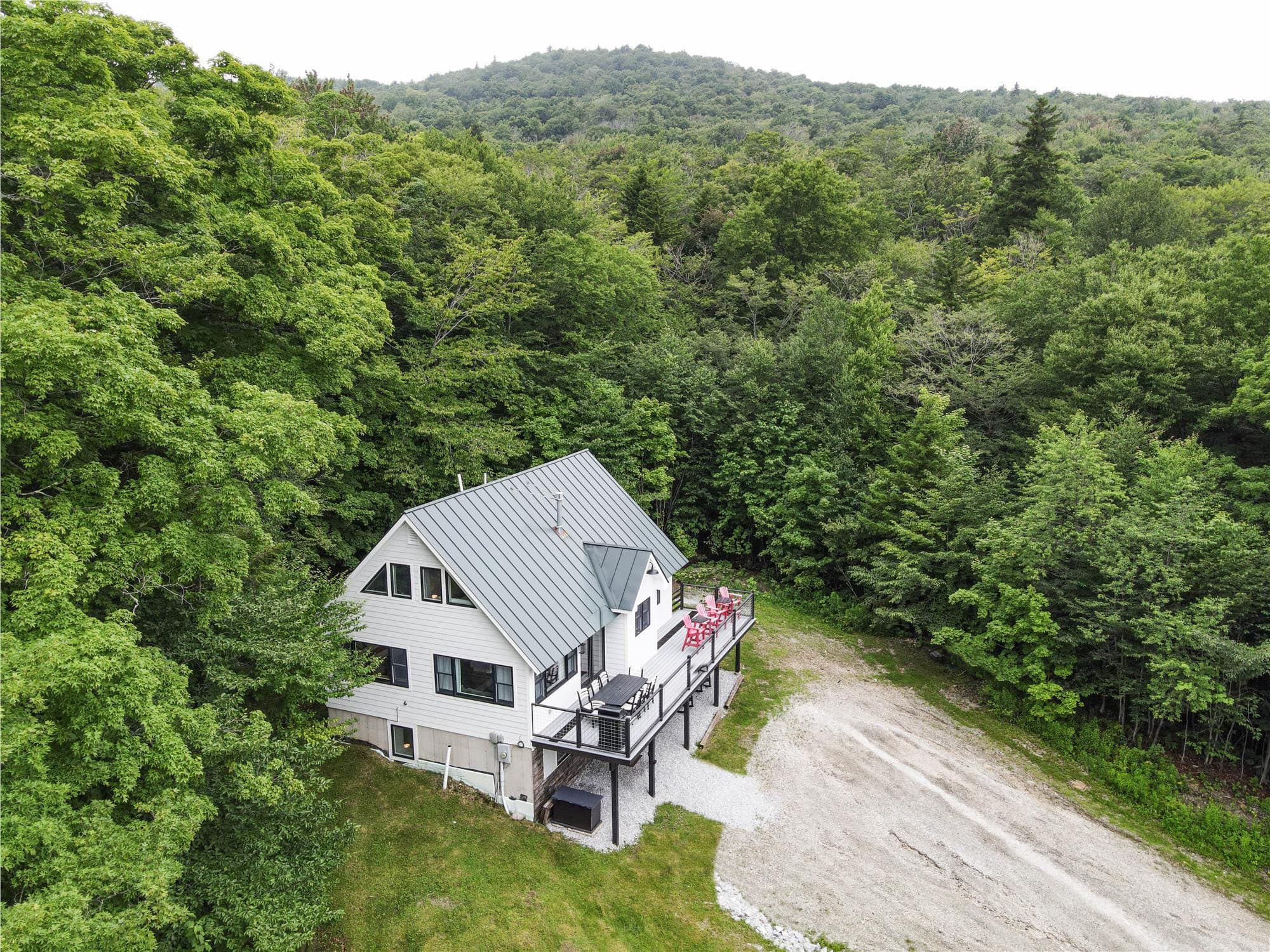 Enjoy the privacy this beautiful home has to offer during the summer