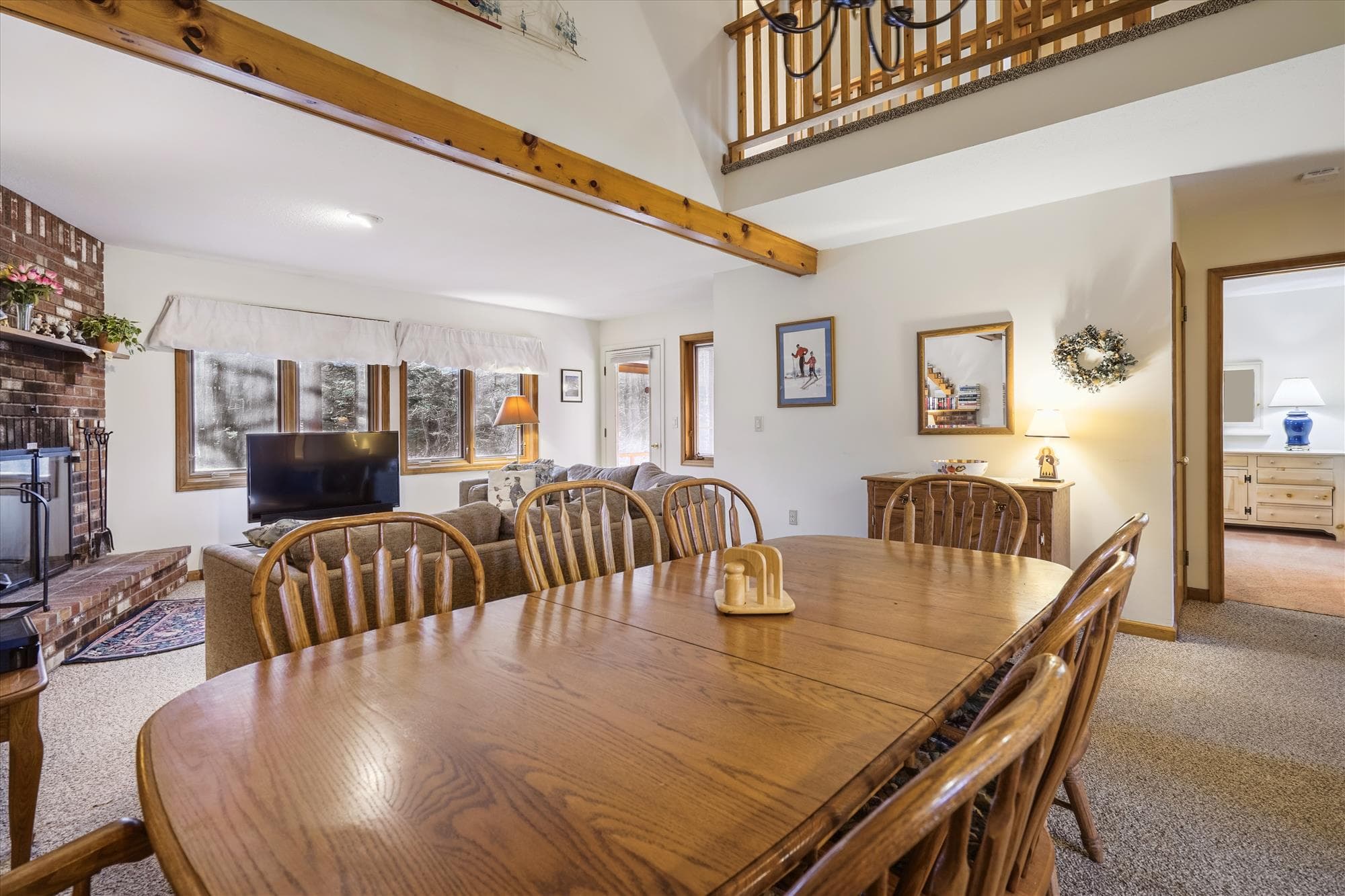 Beautiful dining room table.
