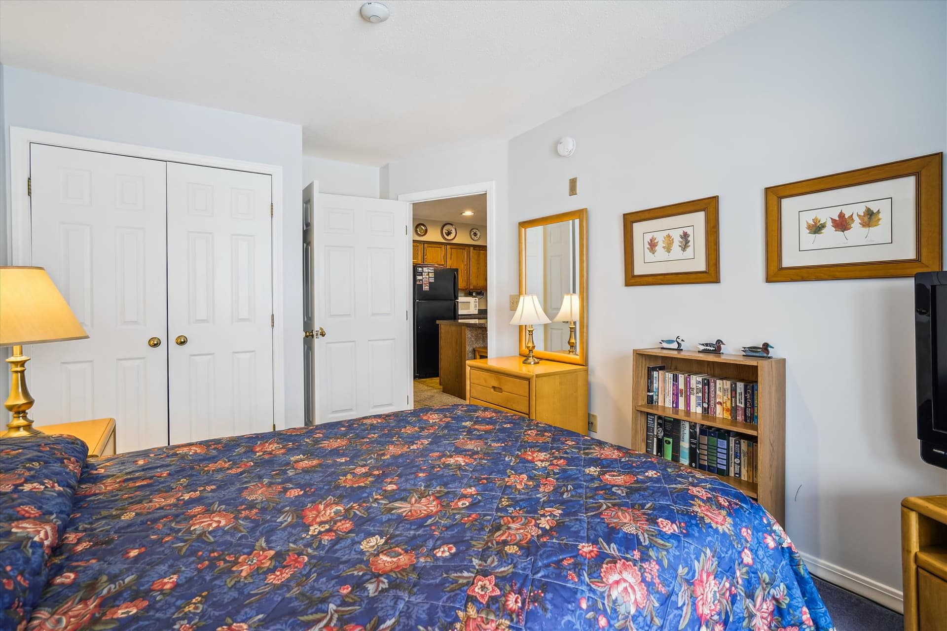 Plenty of closet space to store your things.