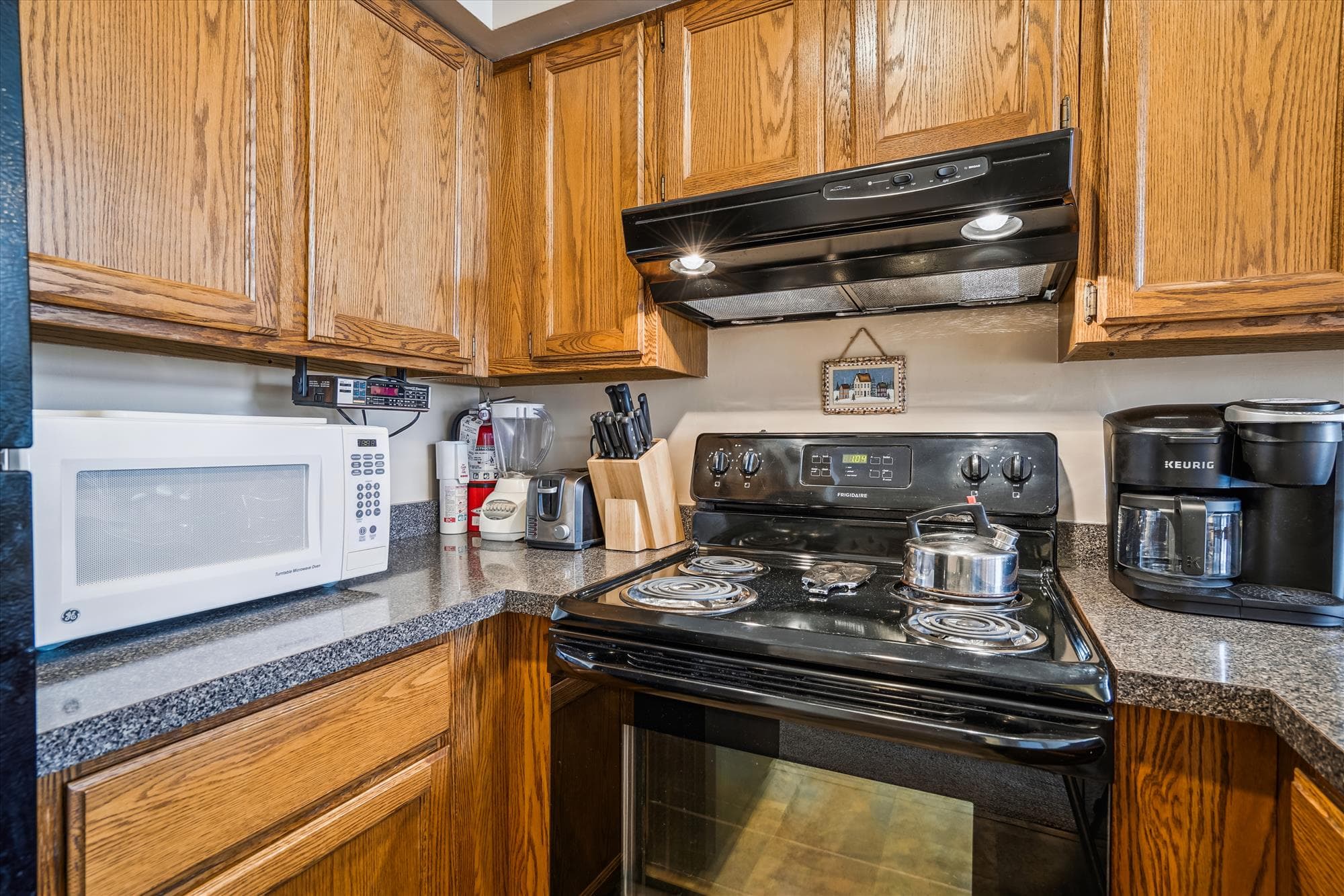 Cook some great meals in the kitchen.