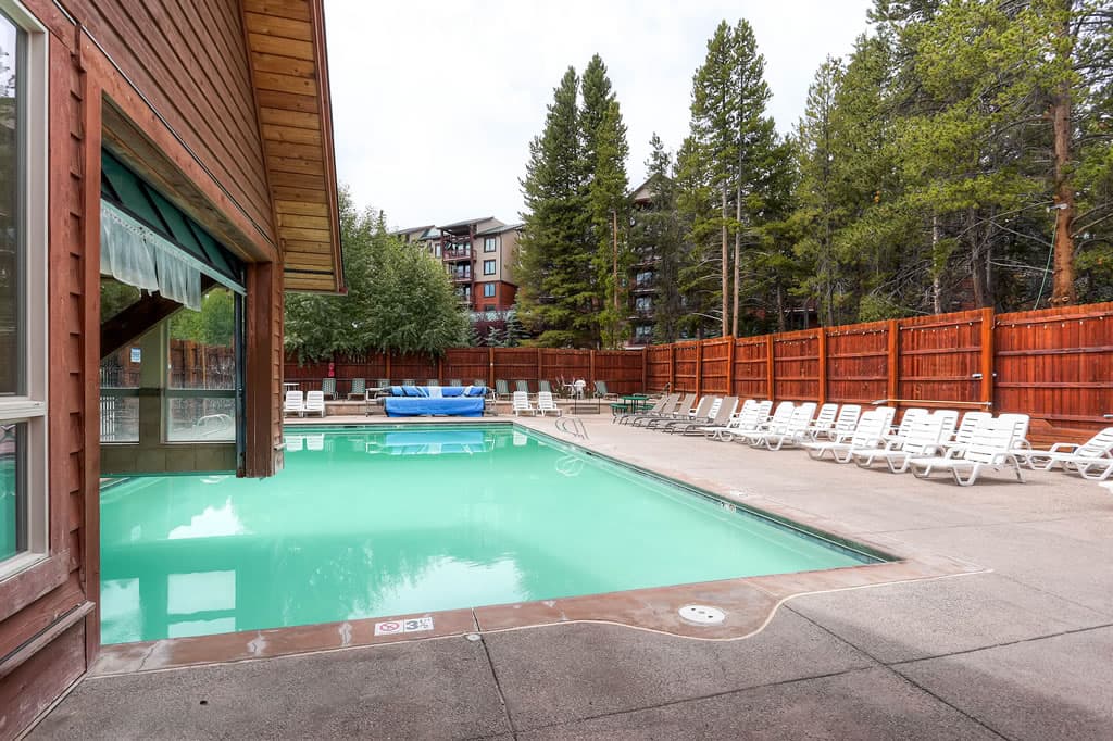 Upper Village Pool - Park Place 101C - Breckenridge Vacation Rental
