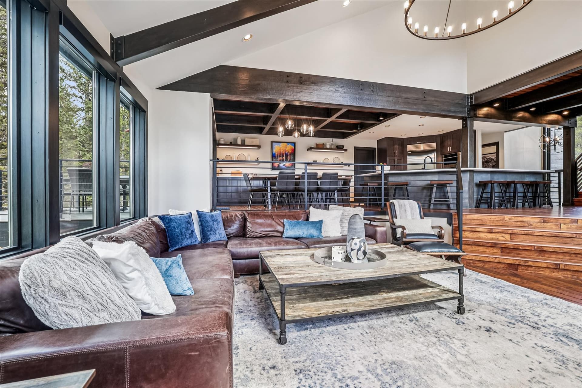 Living Area - Summit Solitude Estate - Breckenridge Vacation Rental