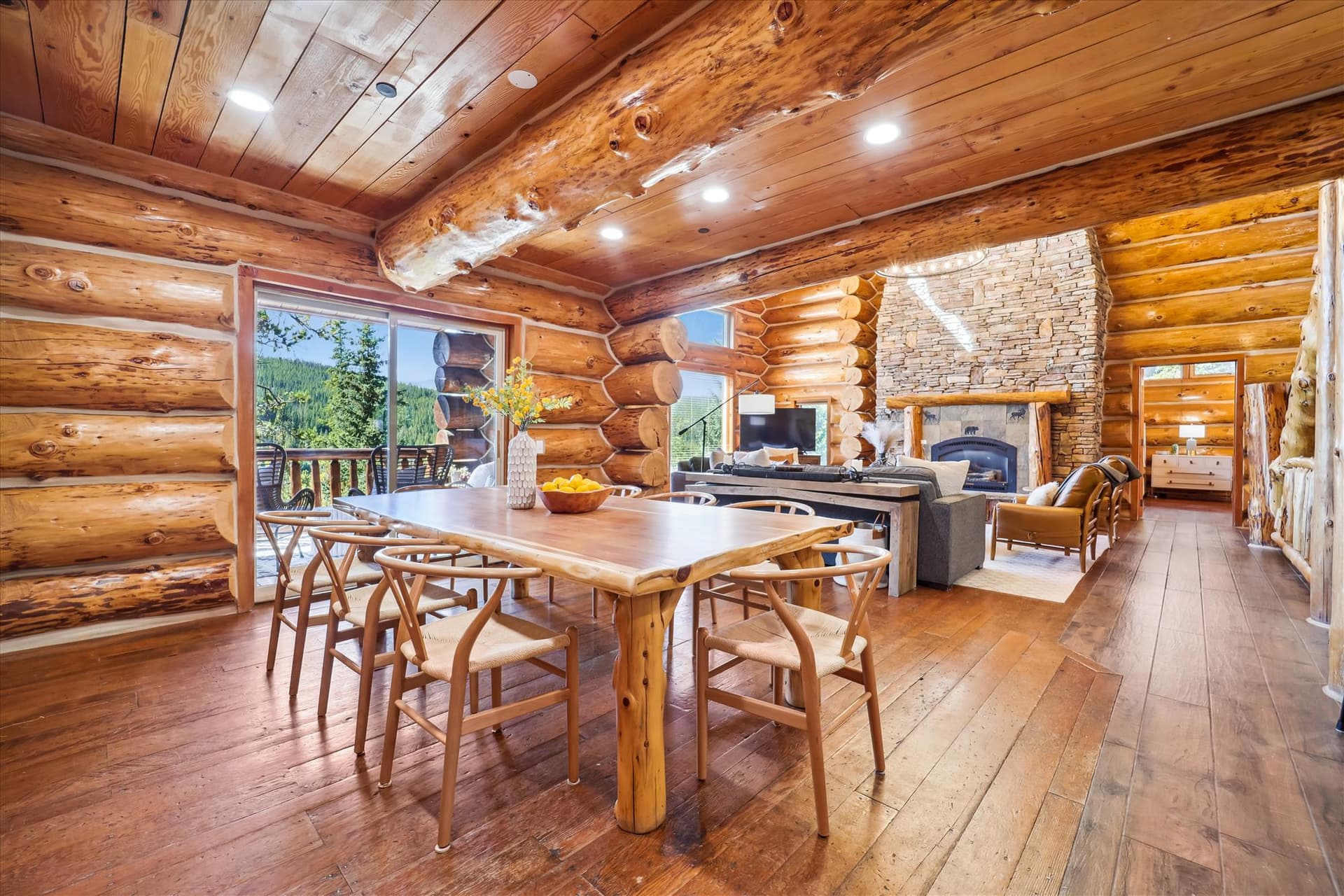 Dining Area - Modern Log Cabin - Breckenridge Vacation Rental