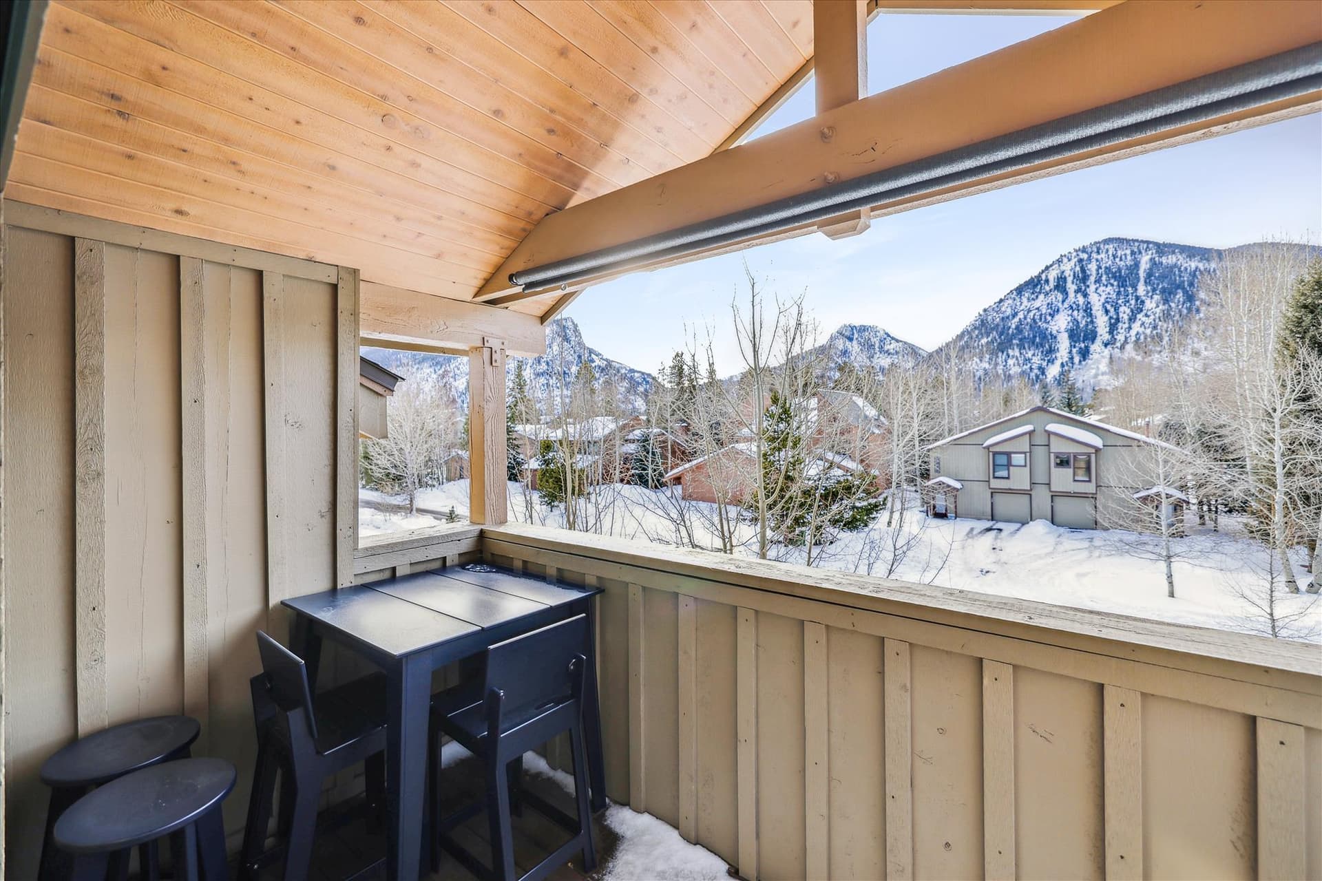 Balcony - Moose Xing - Frisco Vacation Rental