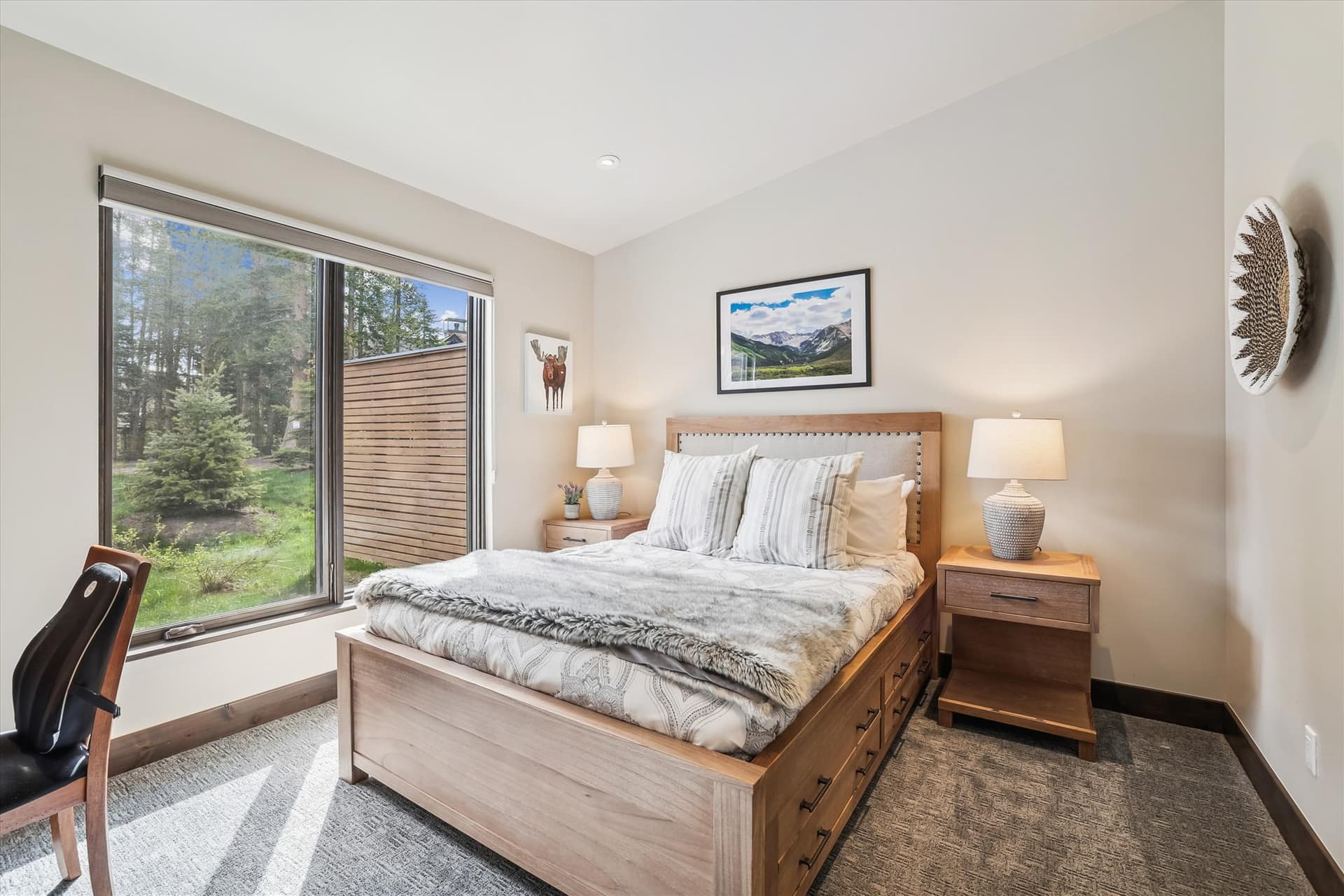 Guest Queen Bedroom - Chateau Breck - Breckenridge Vacation Rental