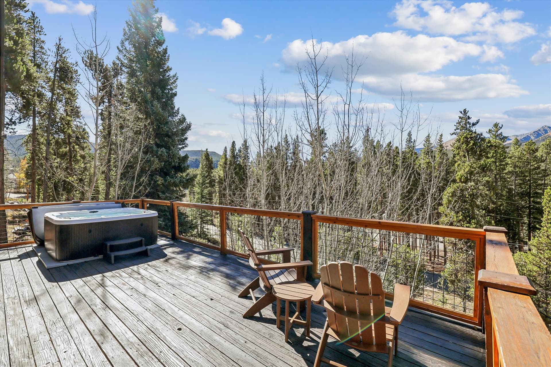 Deck - Mountain Serenity Retreat - Blue River Vacation Rental