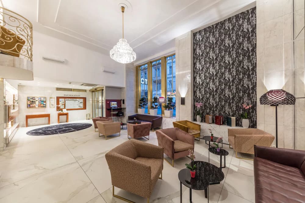 Lobby sitting area