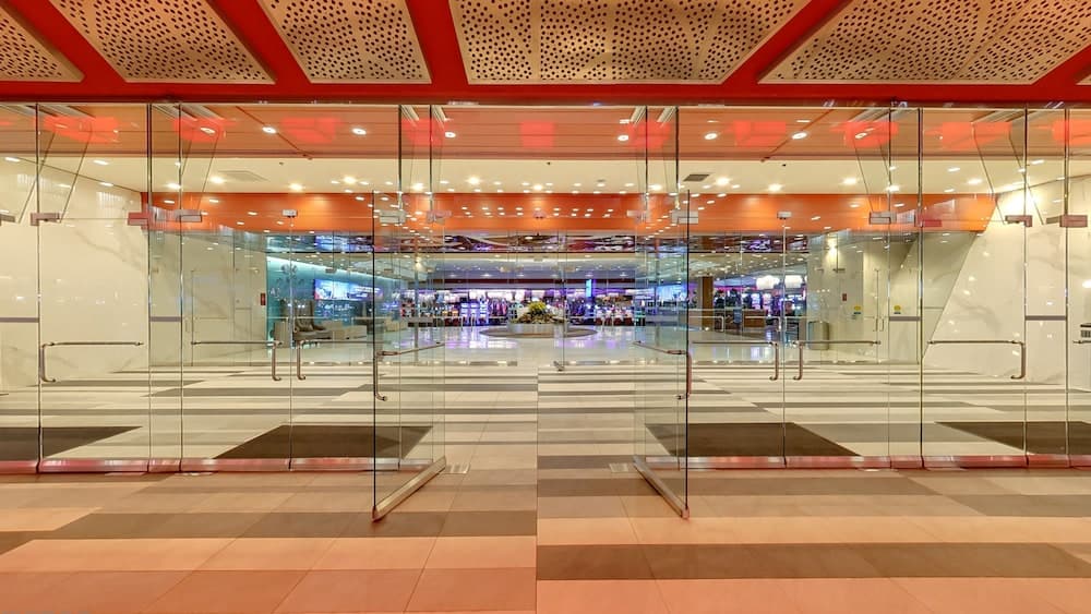 Interior entrance