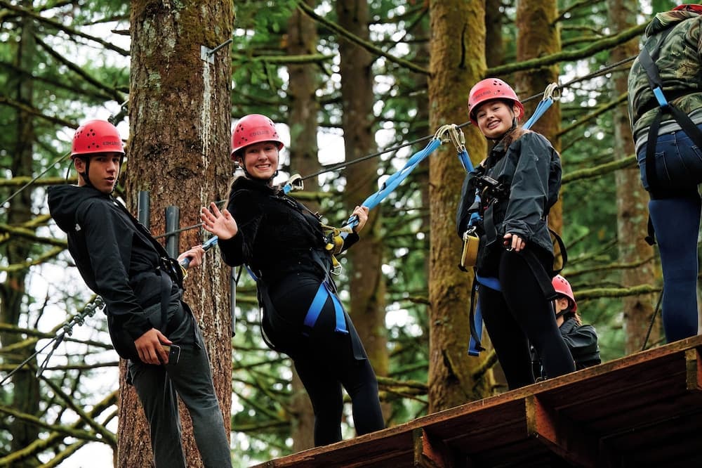 Ziplining
