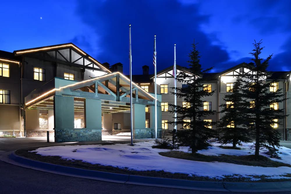 Front of property - evening/night