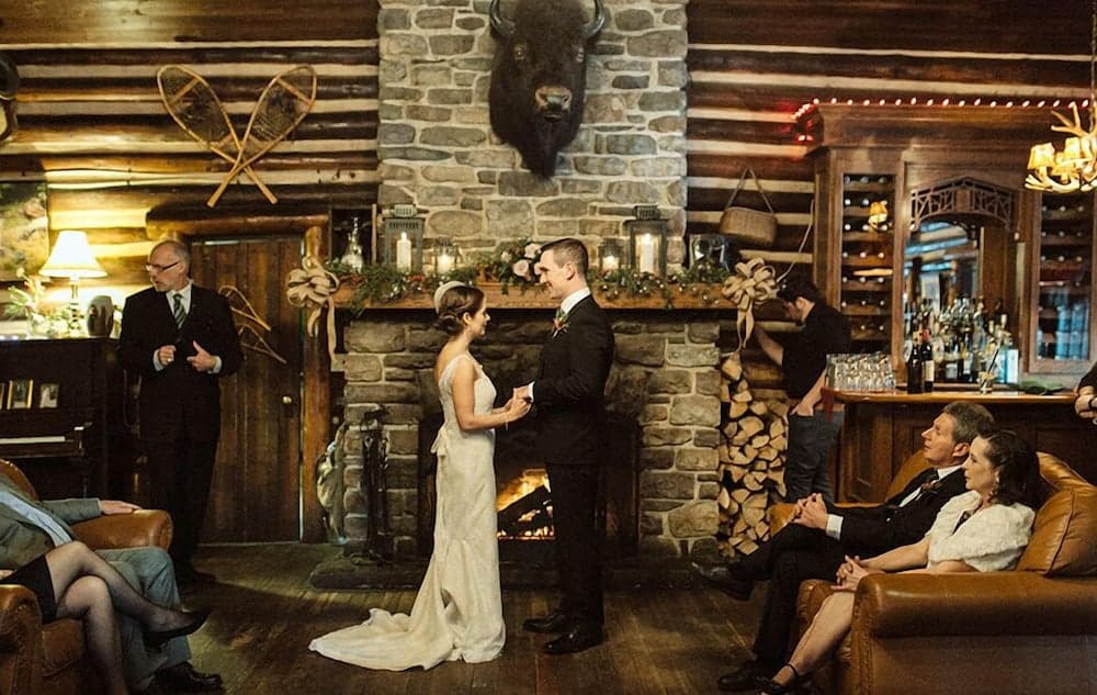 Indoor wedding