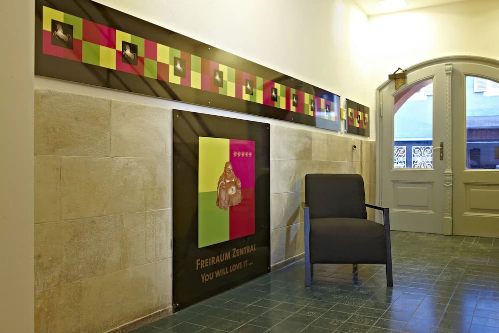 Interior entrance