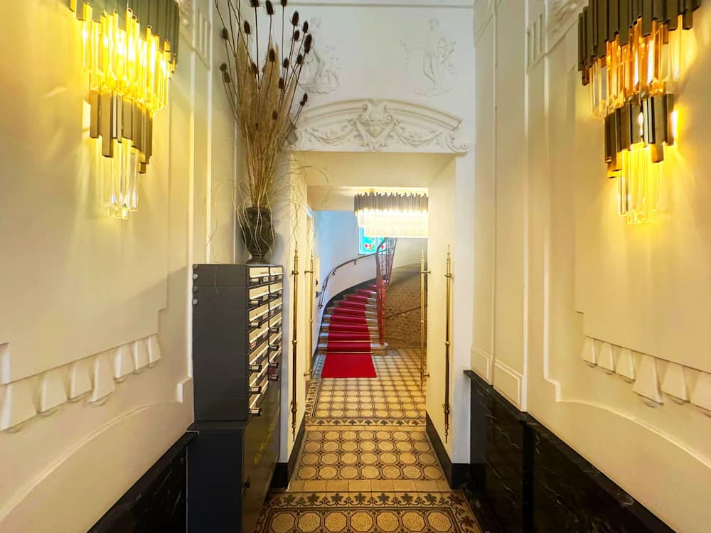 Interior entrance