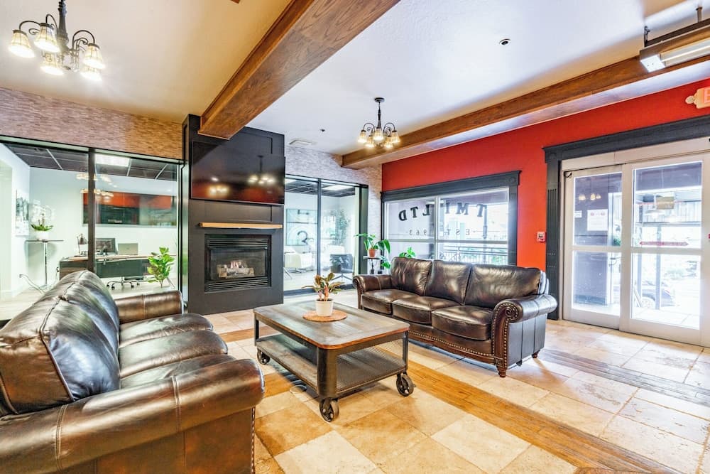 Lobby sitting area