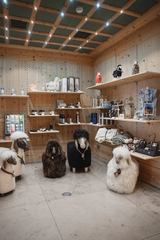 Interior entrance
