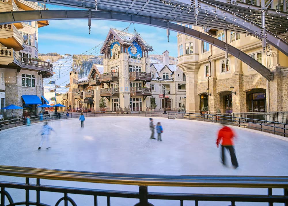 Ice skating