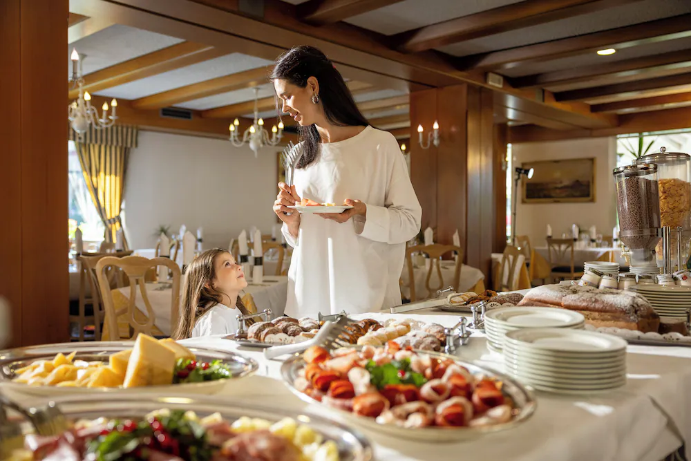 Breakfast buffet
