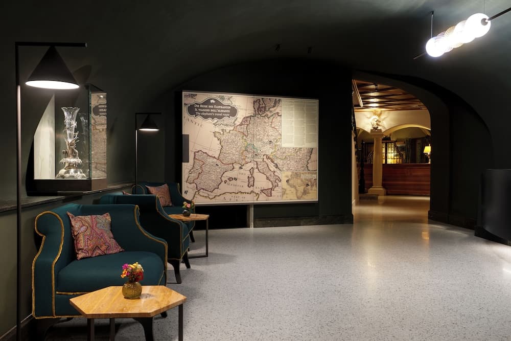 Interior entrance