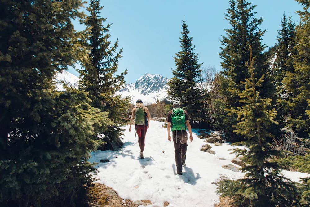 Snowshoeing