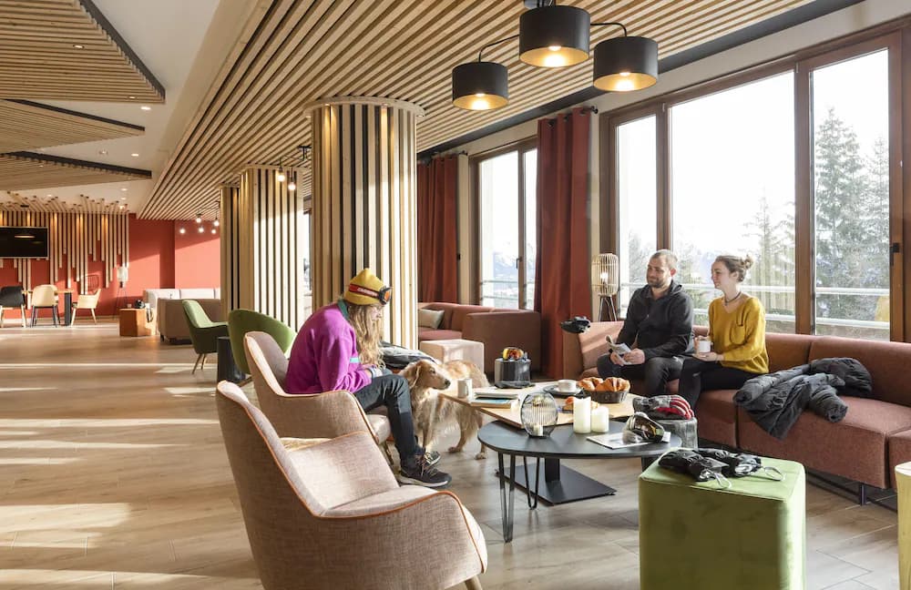 Lobby sitting area