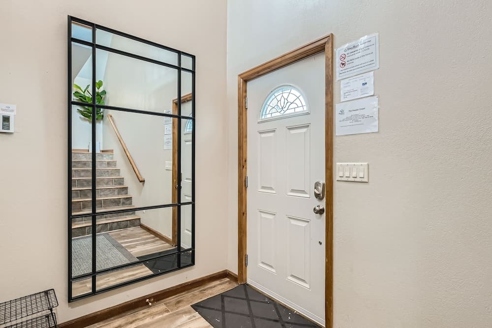 Interior entrance