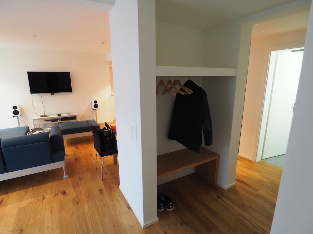 Interior entrance